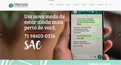 Desktop Screenshot of laboratorioprecisao.com