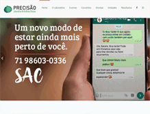 Tablet Screenshot of laboratorioprecisao.com